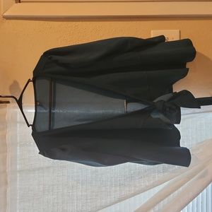 1X Emerald Green Wrap Blouse Never Worn)